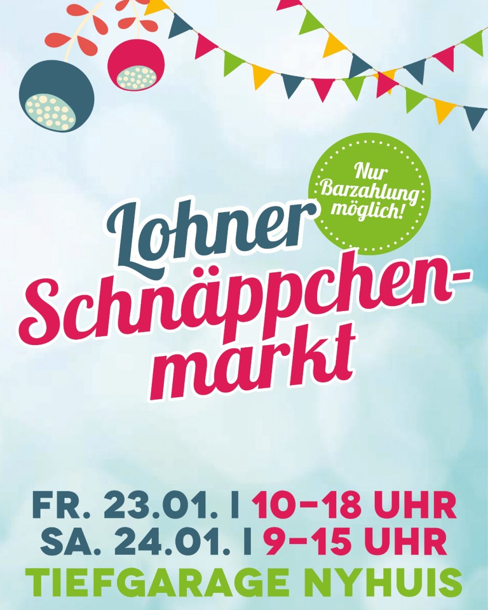 Lohner Schnäppchenmarkt 23./24.1.26