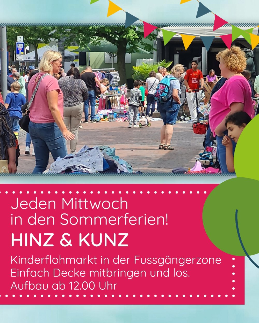 Sommerzeit = Flohmarktzeit! 🌞😎🚸🫶🎈